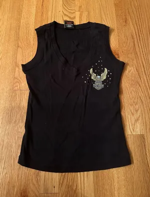 Harley-Davidson Bedazzled tank top thumbnail 1
