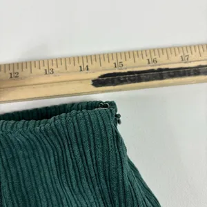 Altar'd State Skirt Womens L Green Corduroy Pencil Short Slit Zip Stretch‎ thumbnail 3