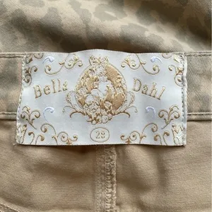 Anthropologie Bella Dahl Tan Cream Leopard Print Low Rise Chino Women’s Size 28 thumbnail 8