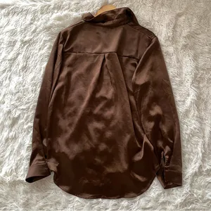 Princess Polly Vintage Vibes silky shirt dress thumbnail 3