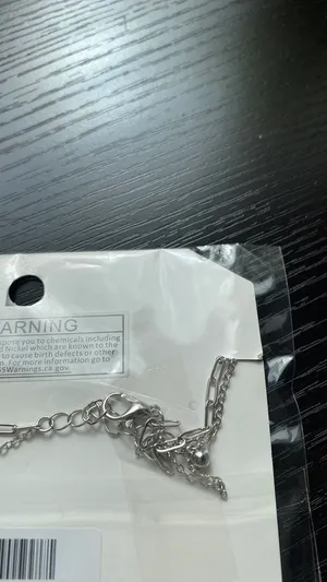 Girly basic classic anklet Silver thumbnail 2