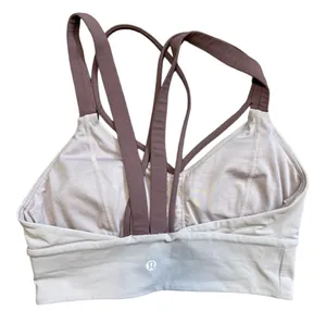 Lululemon Athletics Women’s Mauve Training Sports Bra Size 6 thumbnail 2