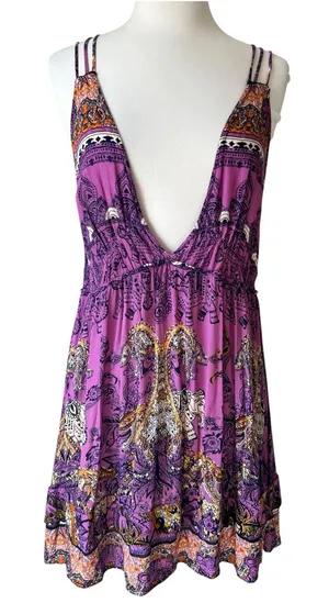 Free People me to you slip dress thumbnail 1