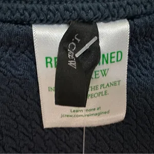 139 J.Crew | NWT Women’s Bikini Bottom Textured Dark Navy (size S) thumbnail 6