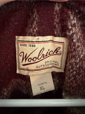 Vintage 90s‎ Woolrich Plaid Fleece Pullover Tunic USA Women’s XL thumbnail 2
