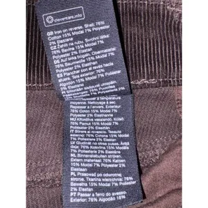 & Other Stories Paris Atelier Dark Brown Corduroy Wide Leg Pants US 4 thumbnail 9