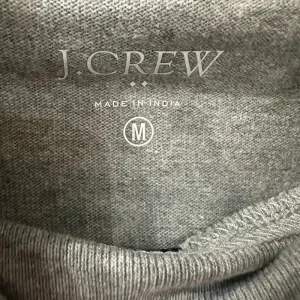 JCrew Turtle Neck Women’s Medium Gray Cotton thumbnail 4