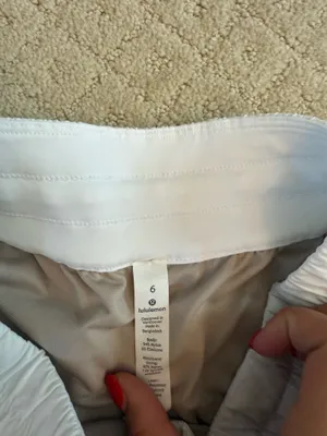 White Lululemon Shorts thumbnail 2