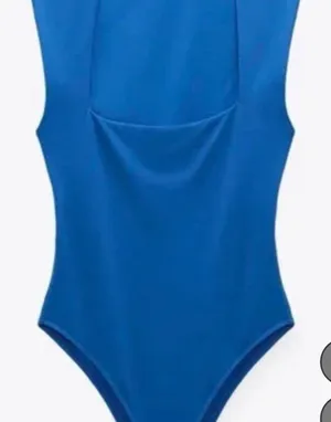 Zara Blue Bodysuit  thumbnail 1
