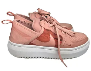WOMEN'S NIKE COURT VISION ALTA TXT PLATFORM SNEAKERS 9.5 pink basketball casual thumbnail 1
