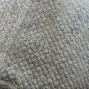 Lululemon Athletica All Yours Crew Bubble Dot Heather Core Grey Cream Size 6 thumbnail 9