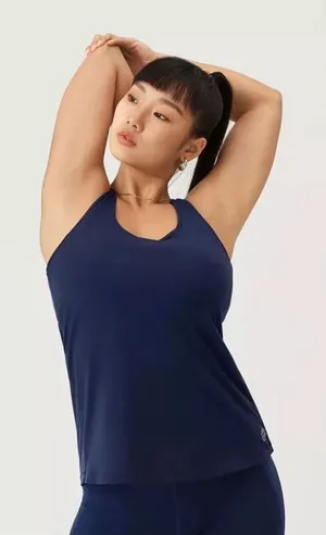 Allbirds Natural Flow Studio Racerback Tank Top Women's M Blue Activewear‎ thumbnail 1