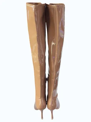 Kenneth Cole Tan Romi OTK Thigh High Over The Knee Stiletto Heel Boot Size 8 thumbnail 11