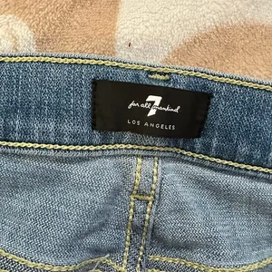 7 For All Mankind Josephina Straight High Rise Blue Jeans‎ Womens Size 29 thumbnail 11