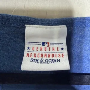 Chicago Cubs Long Sleeve Shirt Women’s Medium Blue‎ MLB 2016 World Series Tee thumbnail 3