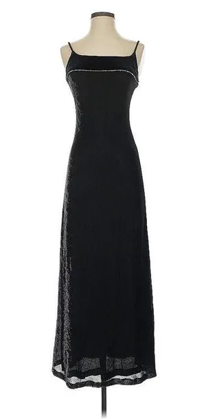 Vintage Betsy & Adam by Cocktail Dress Jas Lene Black Whimsigoth Formal thumbnail 1