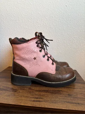 Ariat Women’s Probably Lace Up Round Toe Boots thumbnail 2