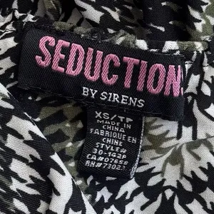 Y2K Seductions by Sirens Geometric‎ Print Maxi Dress Coastal Travel Resort XS thumbnail 9