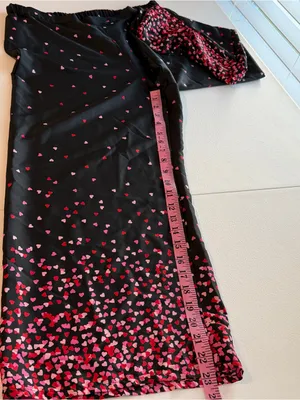 kate spade Black Pajama pants with Pink Heart Print thumbnail 7