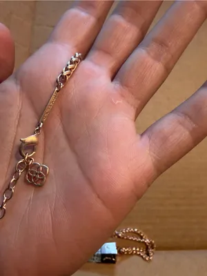 Retired Kendra Scott Jayce Rose Gold Dalmatian Jasper Long Necklace thumbnail 5