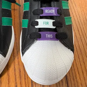 Adidas Superstar x Abby Dahlkemper Sneakers Shoes Black‎ Green Size 7.5 thumbnail 3