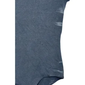 Abercrombie & Fitch Soft AF Black Cotton Crew Neck Short Sleeve Bodysuit Size M thumbnail 6