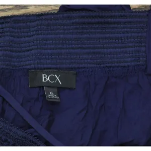 BCX Juniors Off-the-Shoulder Romper 64021720299 Navy Blue XL thumbnail 4
