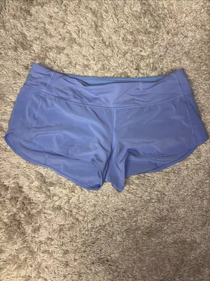 Lululemon “speed up” Shorts
 - Hydrangea Blue thumbnail 3