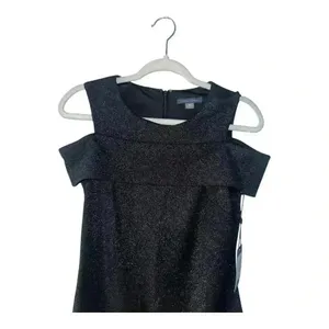Tommy Hilfiger Black Cold‎ Shoulder Sheath Dress, Size 6 thumbnail 4