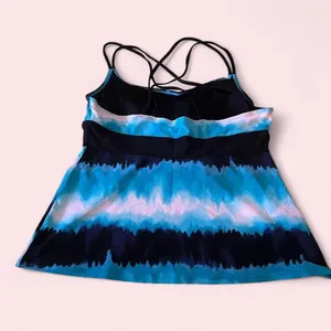 Tankini Top Blue Size 12 thumbnail 2
