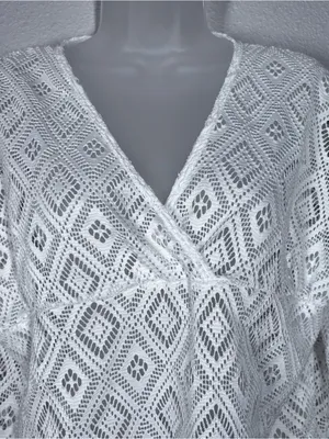Eshe Paradise Open Knit Beach Coverup Size Xlg thumbnail 6