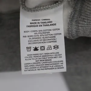 Nike USA Hockey Phoenix Crop Quarter Zip Sweatshirt Grey L thumbnail 5