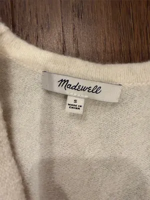 Madewell Colorblock Open-Front Cardigan - Size Small - C1-605 thumbnail 2