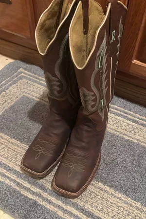 R Watson western Cowboy Boots Size 9 thumbnail 1