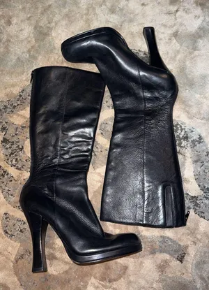 Vintage Boots Leather Mid Calf Boots thumbnail 5