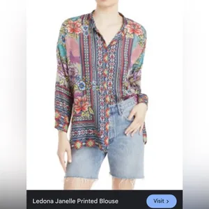JOHNNY WAS spring boho printed Janelle Button-up silk blouse M tunic fall
$240 thumbnail 6
