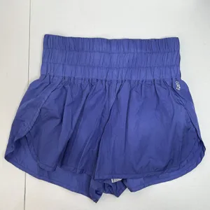 Free People Size L FP Movement The Way Home Shorts High Waist Lined Purple Logo‎ thumbnail 5