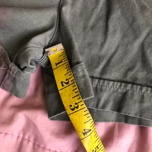 Vintage Arizona Hiking Fisherman Granola Cargo Green high Waisted Pleated Cuff Mom Shorts Khaki Utility Y2K 2000s 90s #streetwear #cottagecore #forest #boho #hipster country western hippie Measurement in pics thumbnail 6