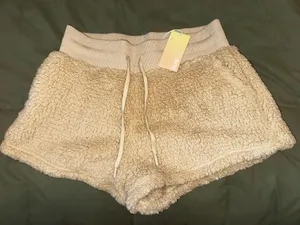 Pop flex Faux Sherpa Shorts thumbnail 1