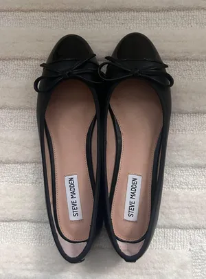 Steve Madden Black Ballet Flats thumbnail 1