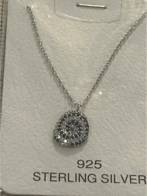 Lot a730 925 Sterling silver necklace and pendant thumbnail 3