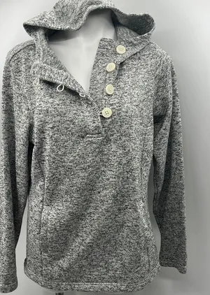 Columbia Women's Gray Button-Up Hoodie thumbnail 1