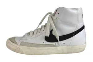Nike Blazer Mid '77 White Black Mid Top Lace Up Athletic Sneakers Shoes Size 7 thumbnail 1