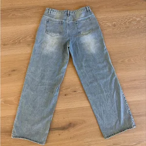 Peppermayo Jeans Baggy Wide Faded Size 6 Blue thumbnail 4