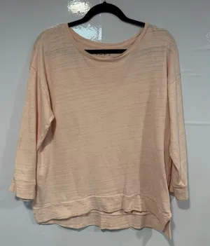 Light Peach Women's Loft Long-Sleeve Relaxed Top thumbnail 1
