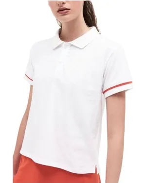 Splits59 Polo Top Womens SZ Medium Steffi White Preppy Organic Cotton Tennis UO thumbnail 1
