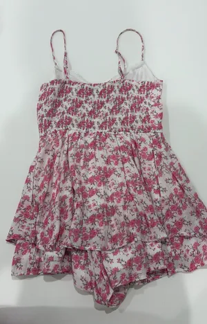 Francesca's Romper Floral thumbnail 3