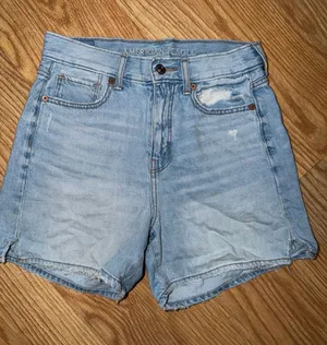 American Eagle Outfitters Light Wash Denim Jean Shorts thumbnail 1