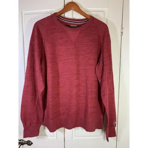 Champion Sweatshirt Womens XL Burgundy Crew Neck Appliqué‎ Logo Basic Classic thumbnail 3
