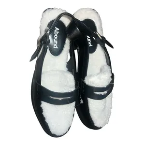 ✨Abound Luciana Faux Shearling Slingback Sz 6 Loafer Mule✨ thumbnail 9
